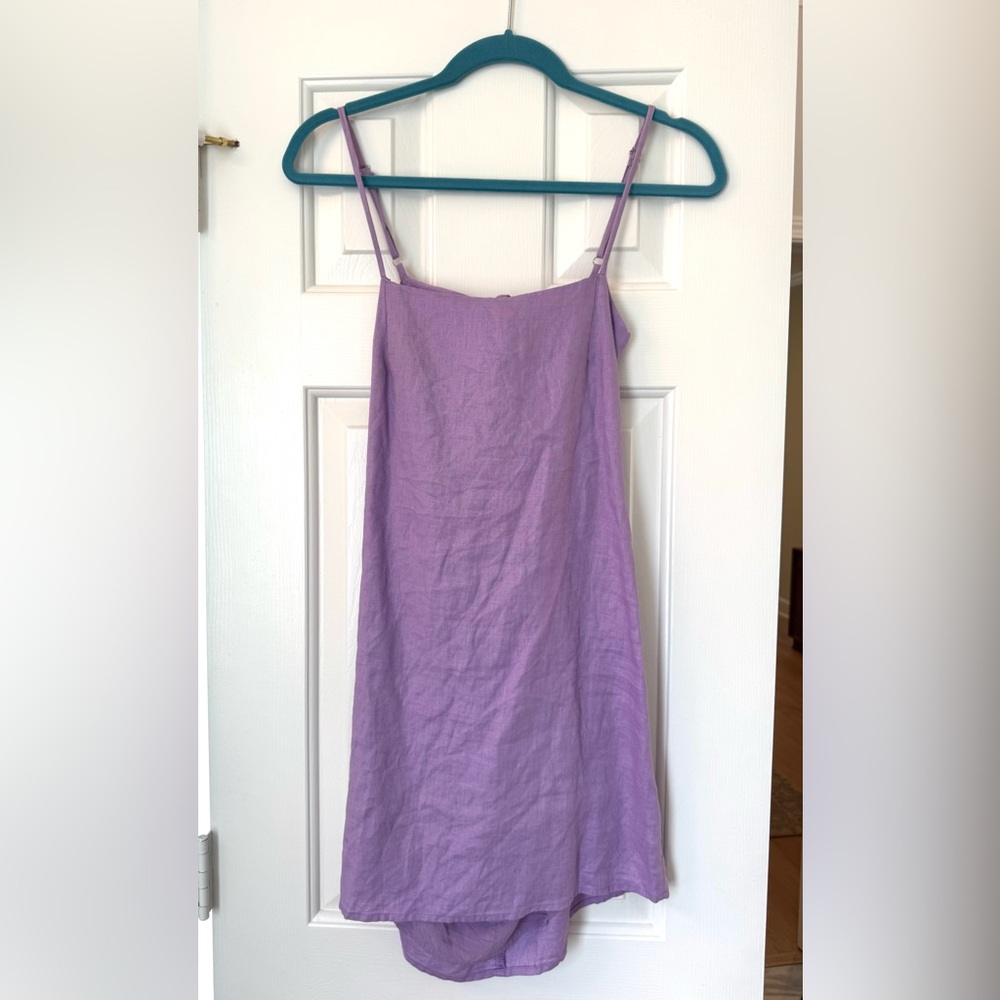 Skylar + Madison Strapless Purple Dress